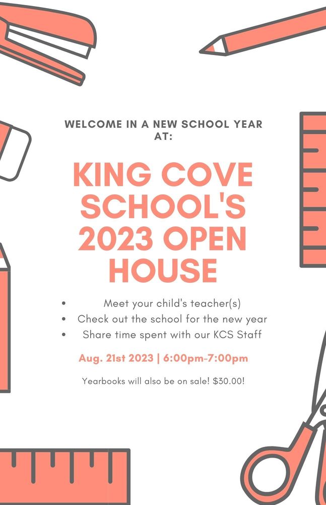 King Cove School Open House